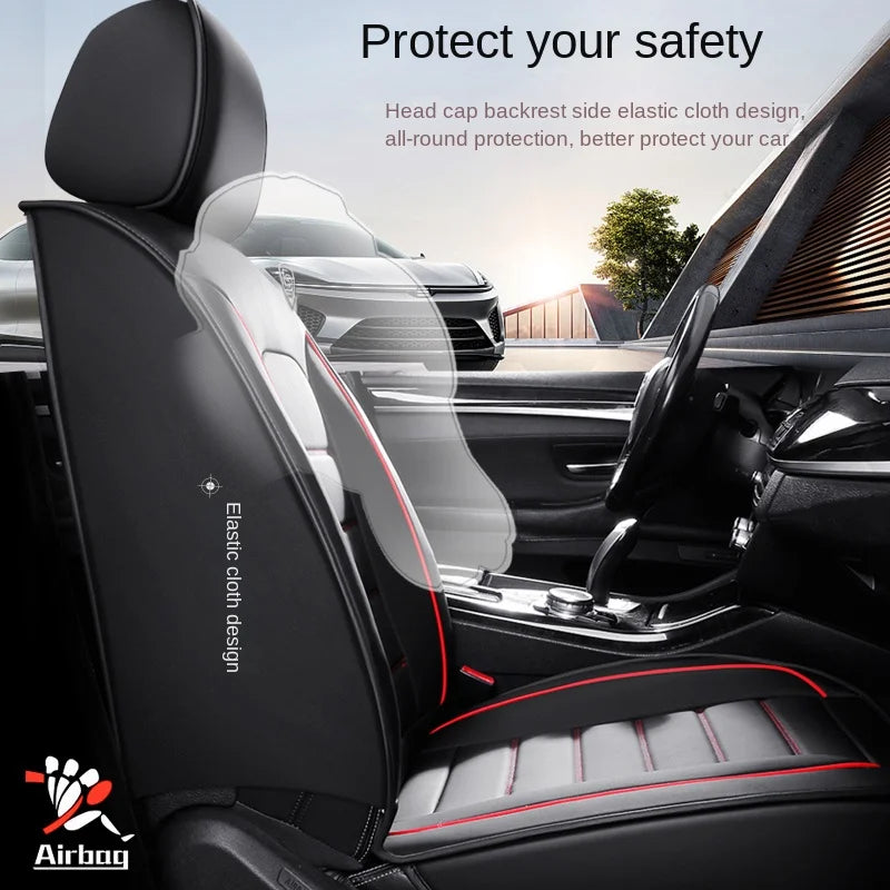 Universal Style Car Seat Cover for Volkswagen Touareg Golf ID3 ID4 X T-Cross Car Accessories Interior Details Seat Protector