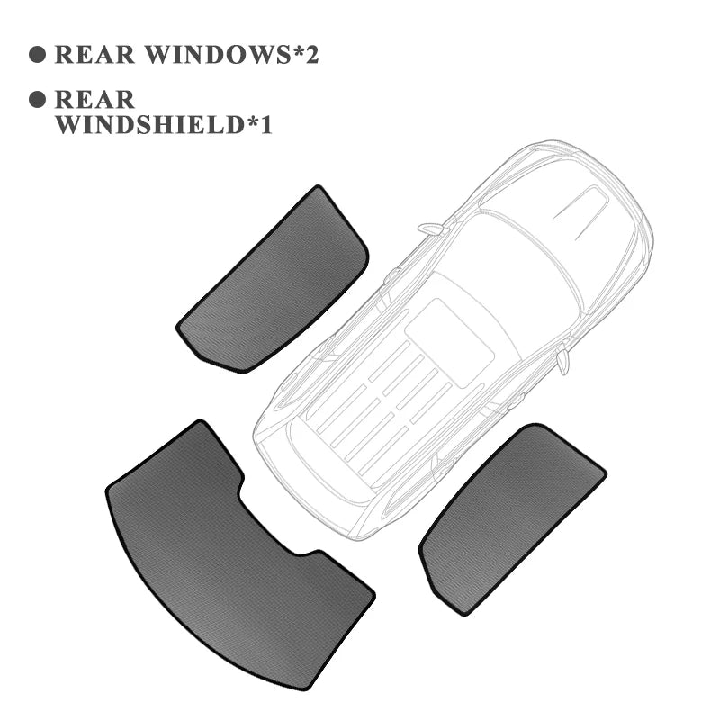 For Lexus GX 2024 2025 Land Cruiser Prado J250 LC250 Magnetic Car Sunshade Front Windshield Curtain Rear Side Window Sun Shade