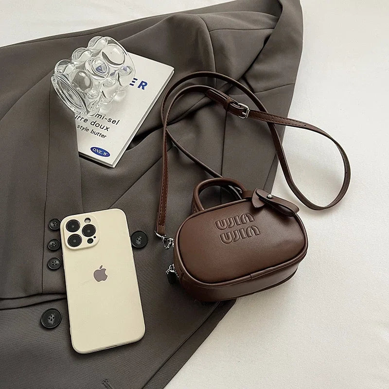 Luxury Brand Women Bag 2024 Winter Mini Crossbody Bag Purse Fashion Simple Handbag Satchel High Quality Lady Small Shoulder Bags