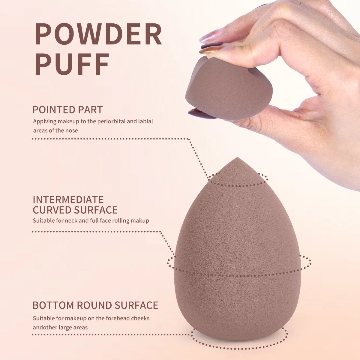 MAANGE 50pcs Makeup Kit 20pcs Professional Makeup Brush Set 25pcs Air Cushion Puffs Eyelashes Curled 4pcs Wash Accessories Gift