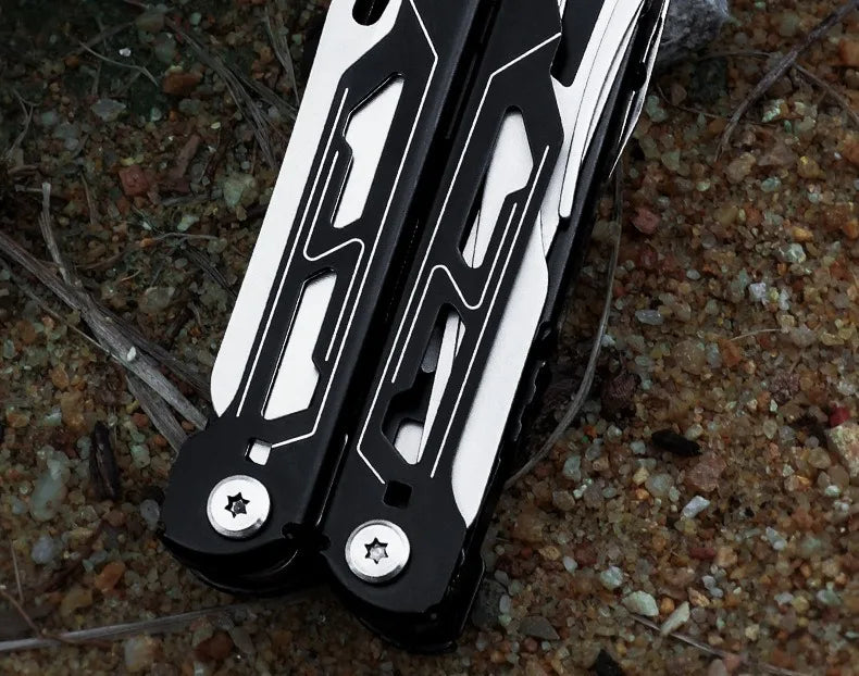 Outdoor Camping Folding Tool Pliers Organizer Opening Jars Bottles Tool Pliers Multi Purpose Pockets Hand Tools Electrician