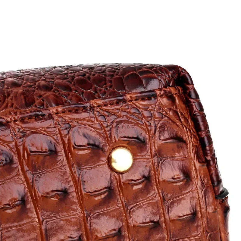 Luxury Handbags Women Bag Designer Crocodile Woman Leather Handbag Ladies Green Party Tote Shoulder Bags ショルダーウォレット Designer Bag