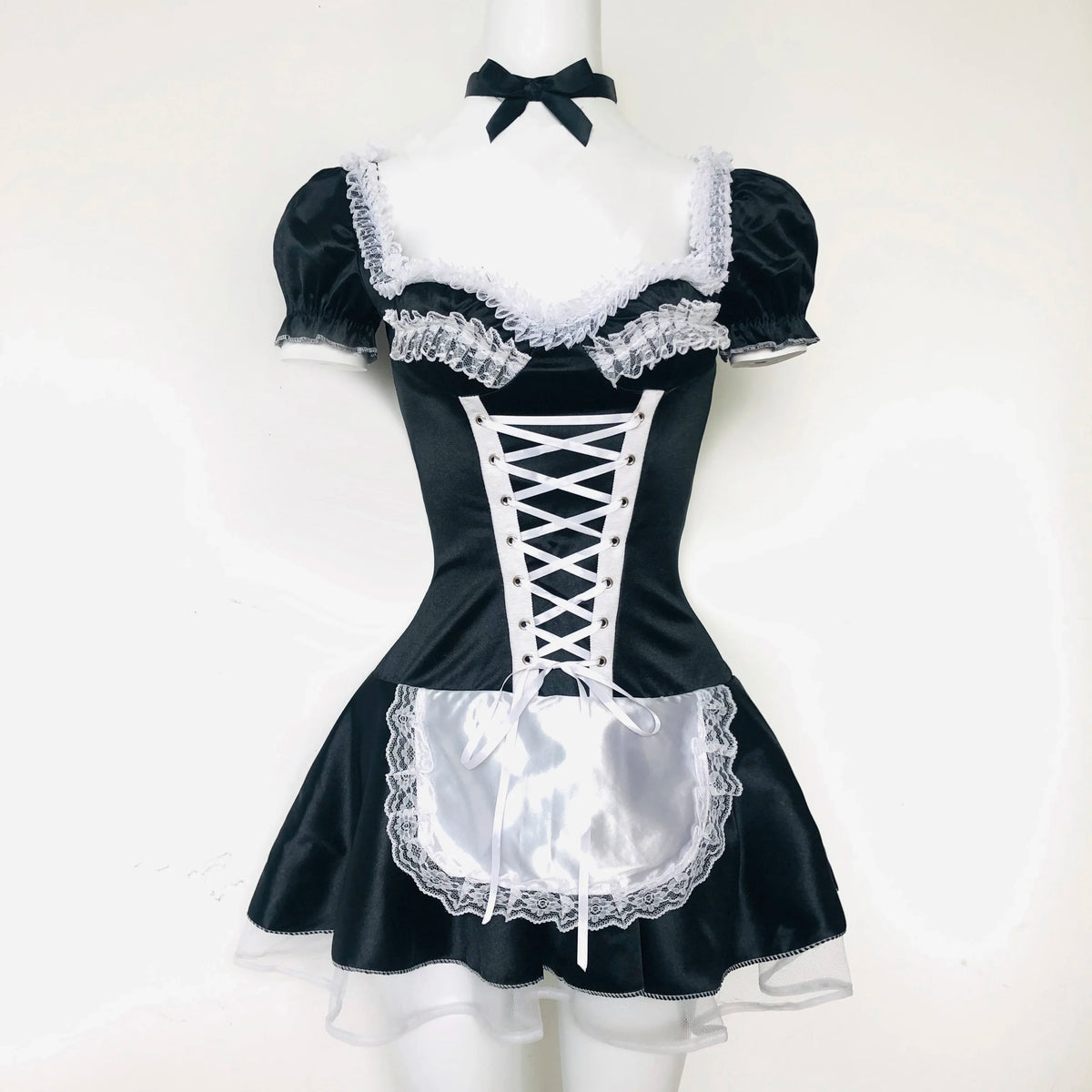 Halloween Costumes for Women's Sexy Cosplay Lingerie Exotic French Anime Maid Costume Dress S-6XL