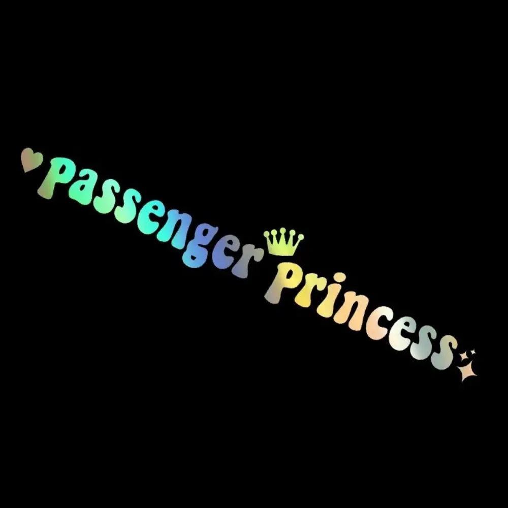Passenger Princess Passenger Princess Car Stickers Self Adhesive Reflective Passenger Princess Sticker Personality Funny