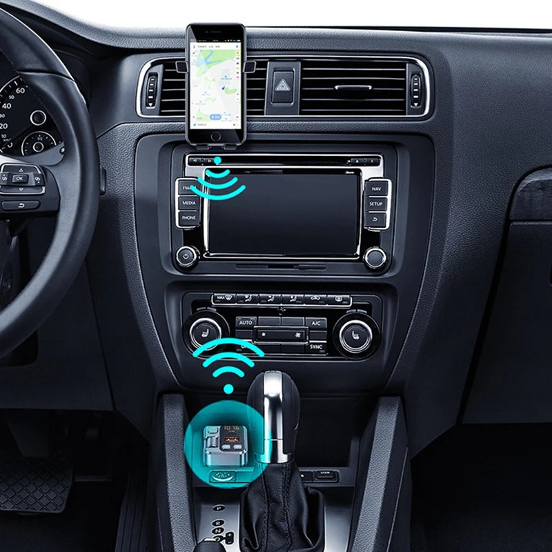Xiaomi Bluetooth FM Transmitter Car Charger 20W PD USB-C Fast Charger Car Radio with Mic For Wireless Hands Free Call MP3 Player