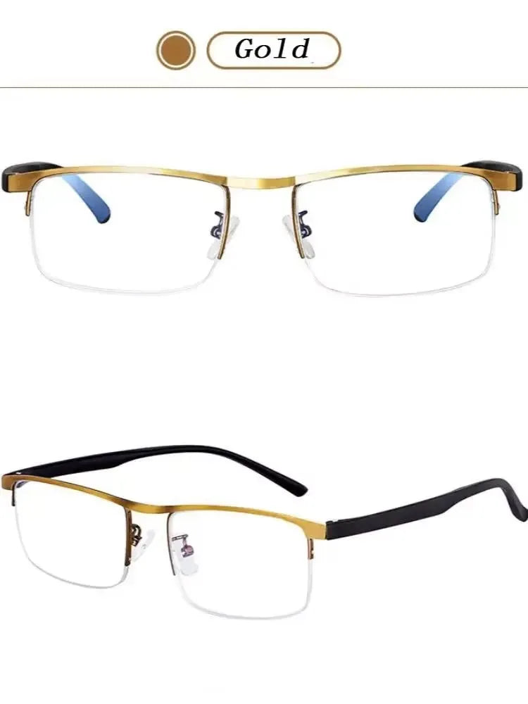 2026 Intelligent Zoom Progressive Multi-Functional Reading Glasses Women Men Multifocal Anti-Blue Light Hyperopia Eyeglasses