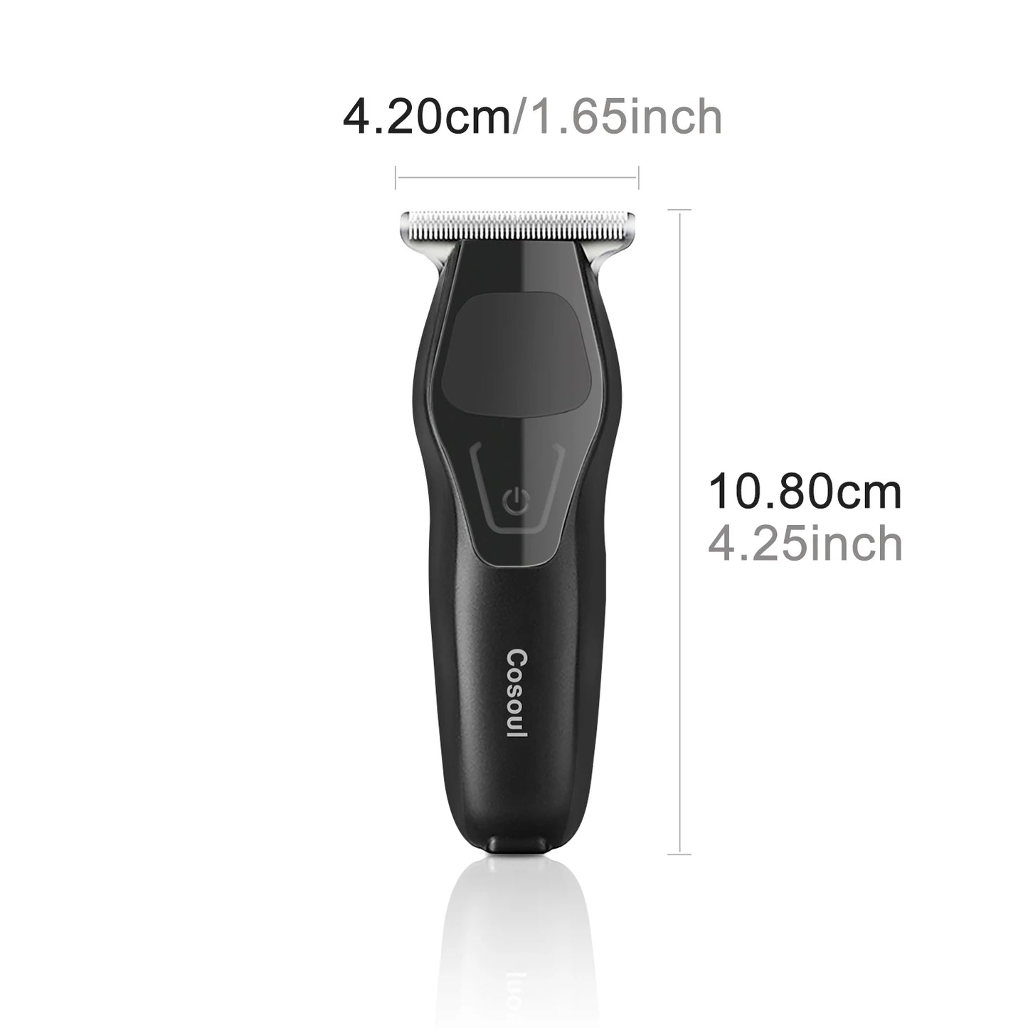 COSOUL Hair Trimmer Compact Beard Trimmer for Men Professional Hair Clipper Portable Mens Mustache Trimmer Face Bald Head Razor