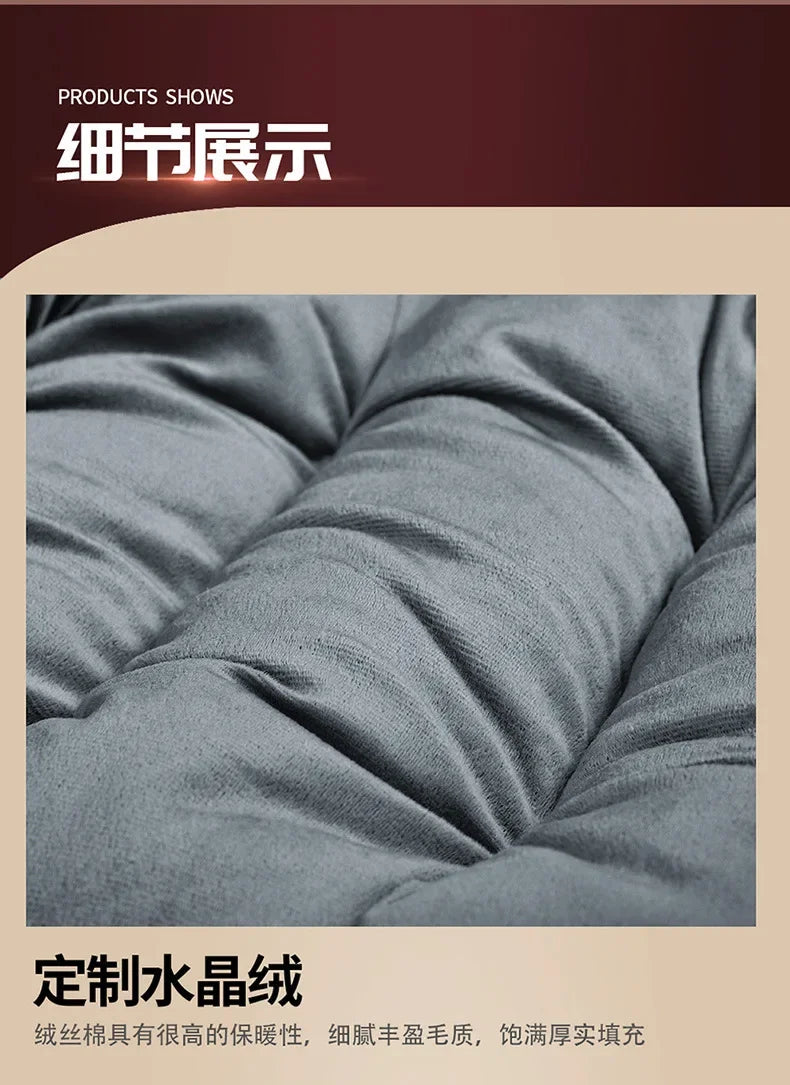 A Soft Plush Car Seat Cover, with Backrest Comfortable Car Seat Protection Pad, Universal Winter Warm Car Interior Accessories