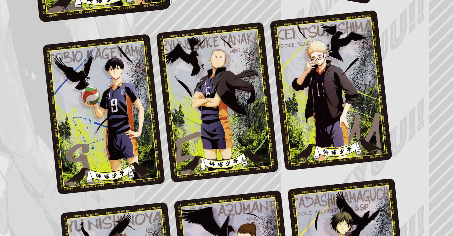 Haikyuu CardsThe Junkyard Showdown Is Coming Hotly with A Passionate Opening Classic Collectible Card Toys and Gifts