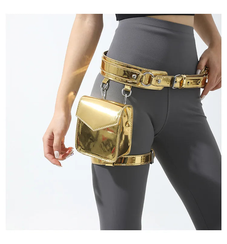 Belt Bag Mini Bag Waist Bag Leg Bag Sports Fitness Running Bag With Yoga Pants Headset Lipstick Bag Fanny Pack Purse Waist Pack