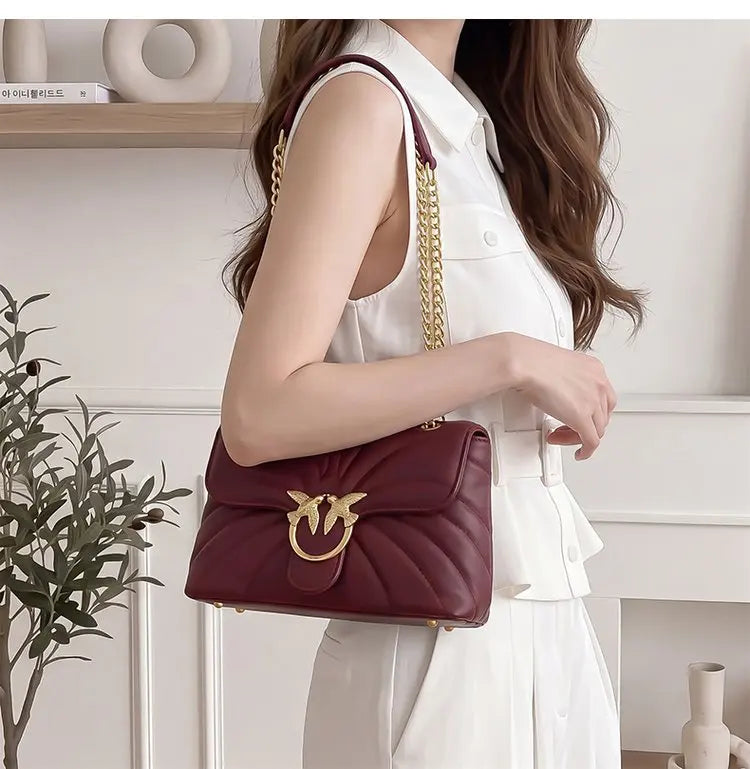 Luxury Leather Tote Bag For Women Handbags Shoulder Crossbody By Famous Designer Popular Classic Elegant Chic