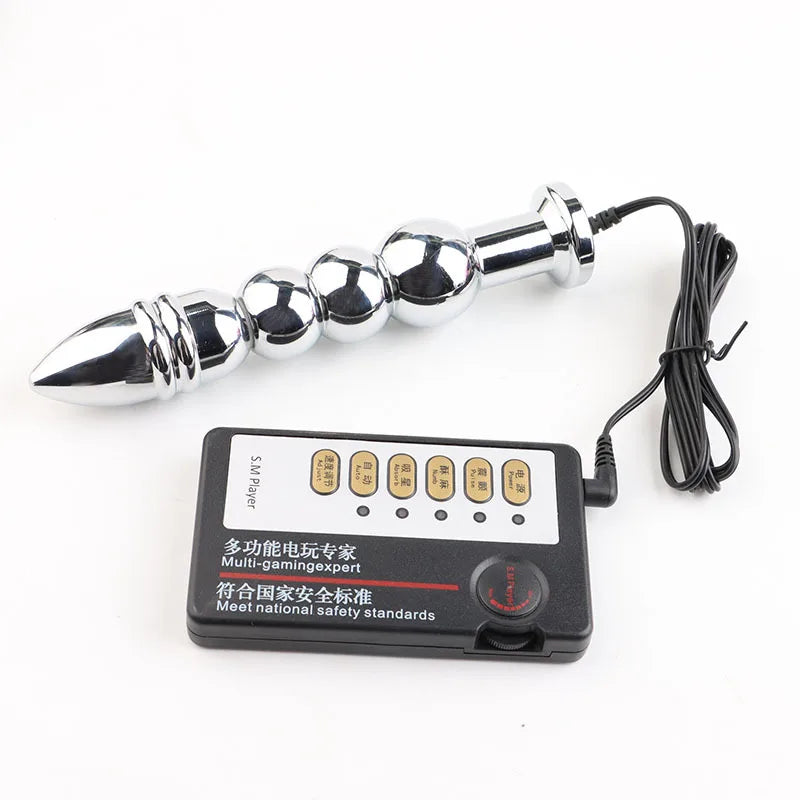 Adult Games Sex Toys Men Women Masturbation Sex Products Electric Shock Anal Plug Anal Butt Plug Medical Themed BDSM Fetish