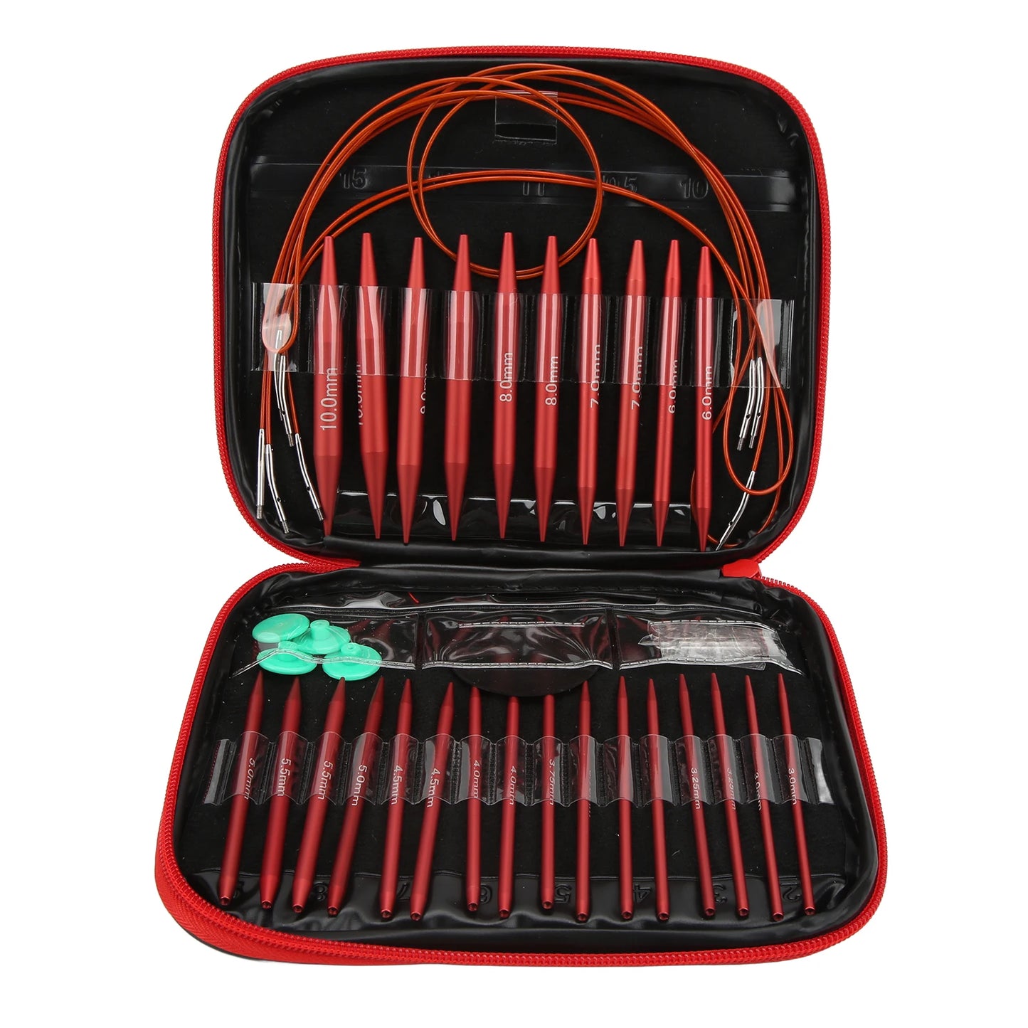 Crochet Hooks Multifunctional Interchangeable Knitting Needles Set Various Sizes Available for Hats for Socks  for