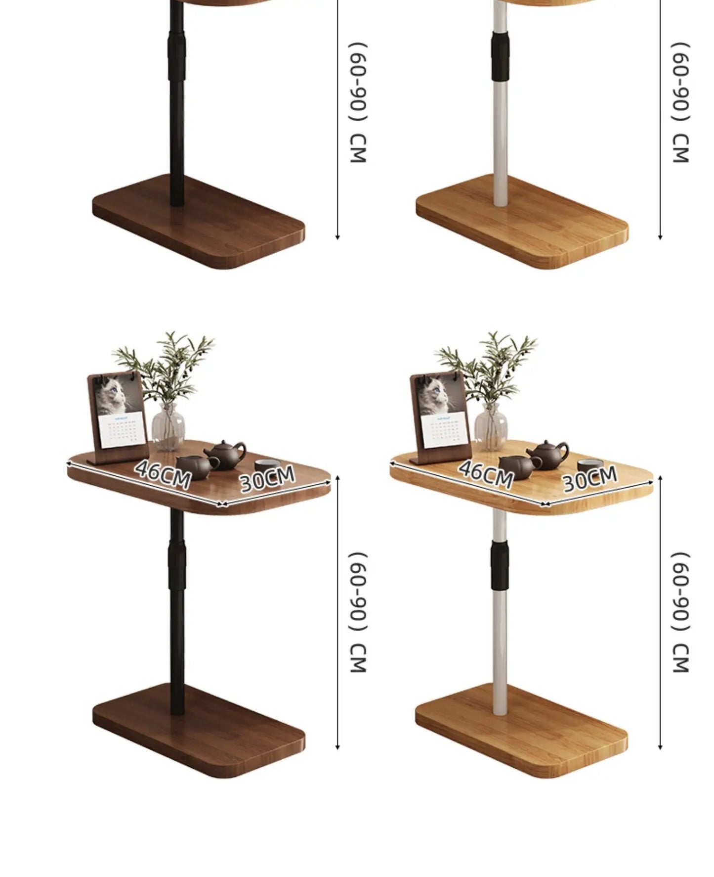 Minimalist Modern Sofa Side Table - Luxury Coffee Tea Table Small Shelves Rugged Durable Living Room Furniture