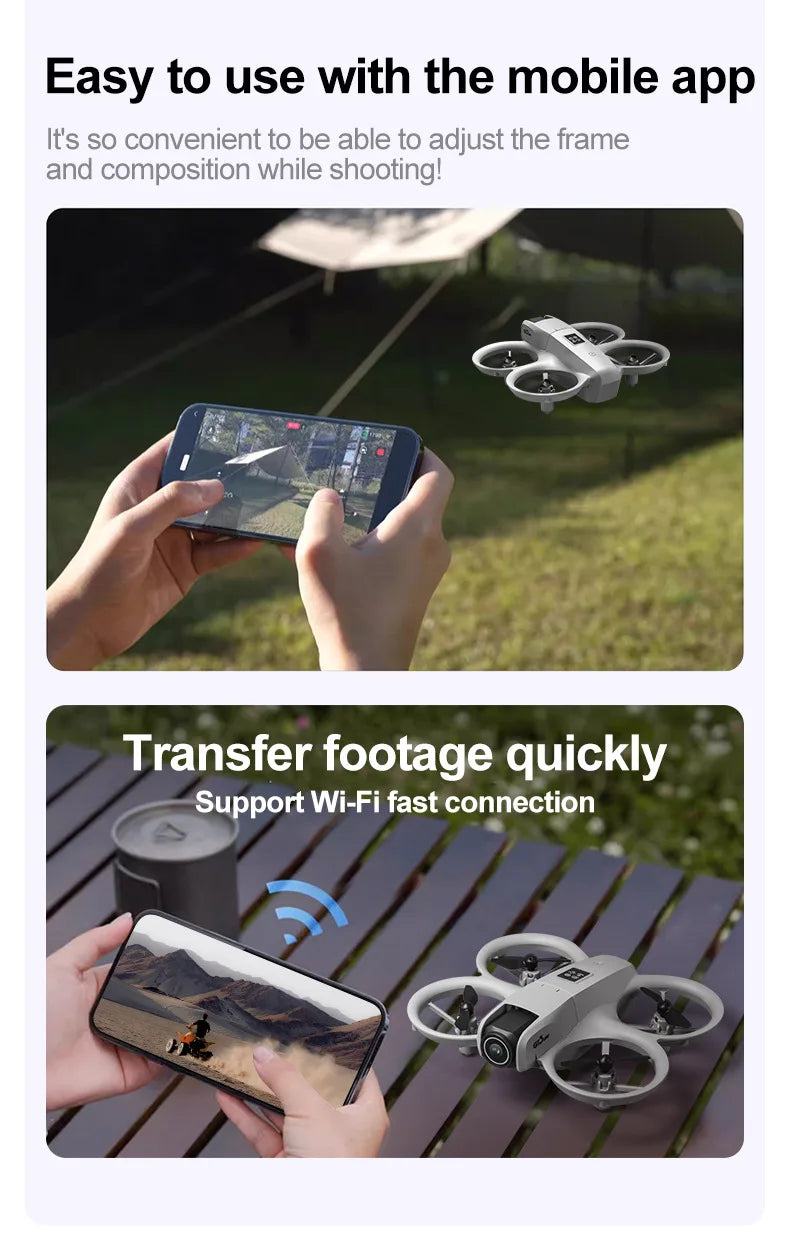 2026 NEW MINI Drone 8K 5G GPS Professional HD Aerial Photography Remote Control Aircraft HD Dual Camera Quadcopter Toy UAV