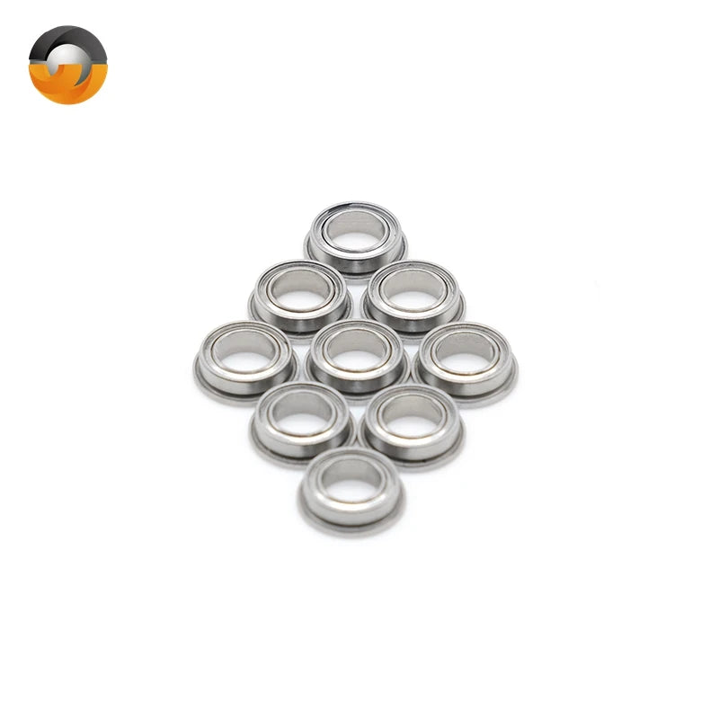 10Pcs MF85ZZ 5x8x2.5 mm ABEC-7 Miniature Flange Bearing Deep Groove Ball Bearing High Quality MF85Z MF85