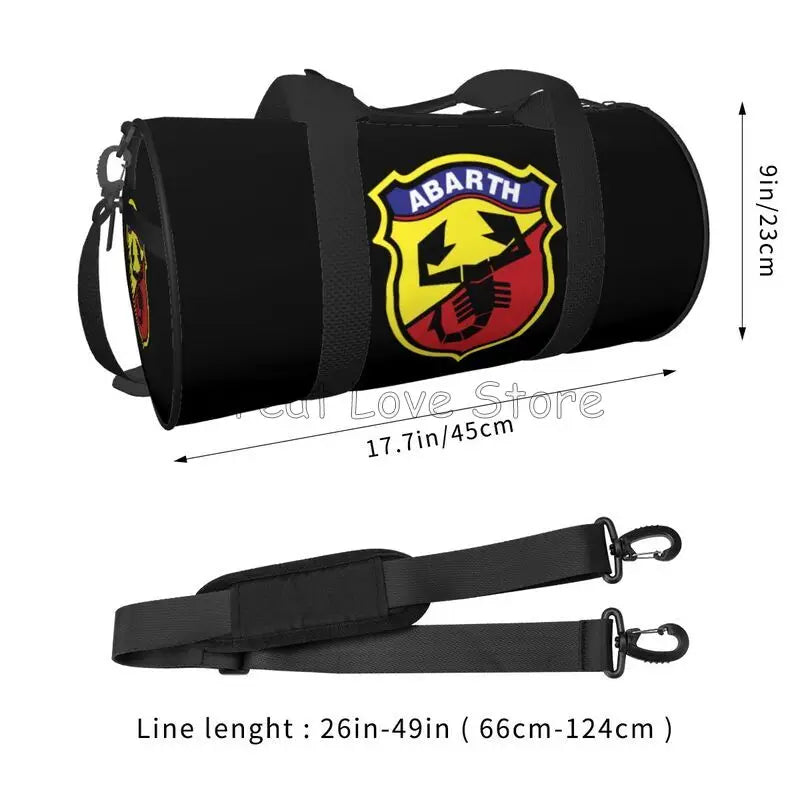 Gym Bag Abarth C Cool Sports Bag Men Large Capacity Oxford Printed Handbag Outdoor Travel Duffle Bags Fitness Bags