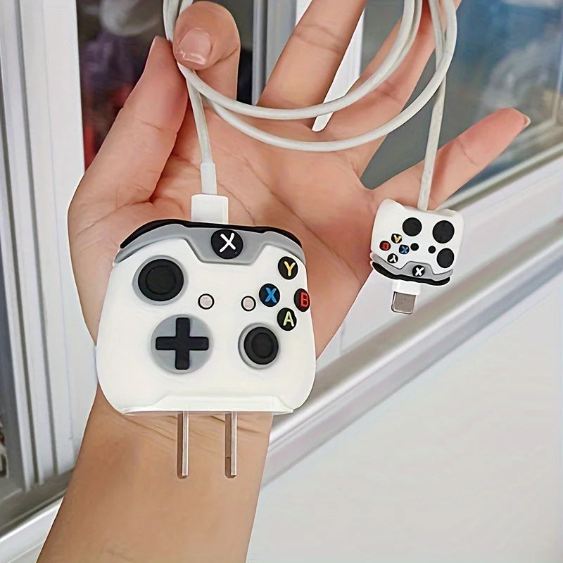 Cartoon Cable Protector For iPhone 11 12 iPad 18W 20W Data Line Silicone Fast Charger Cable Protection Organizer