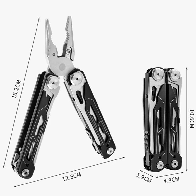 Multitools Pliers Stainless Steel Folding Tool Pliers Outdoor Camping Survival Portable Pocket Tools Multipurpose Manual Tools