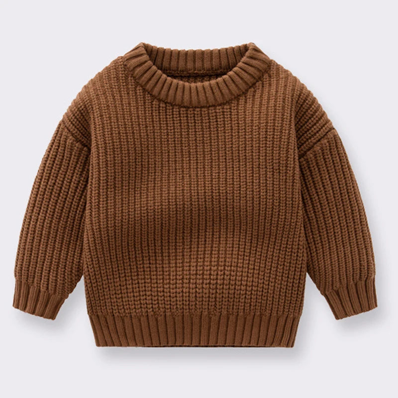 0-6Yrs Baby Boys Girls Knit Sweater Clothes 2025 New Toddler Infant Newborn Knitwear Soft Spring Long Sleeve Baby Pullover Tops