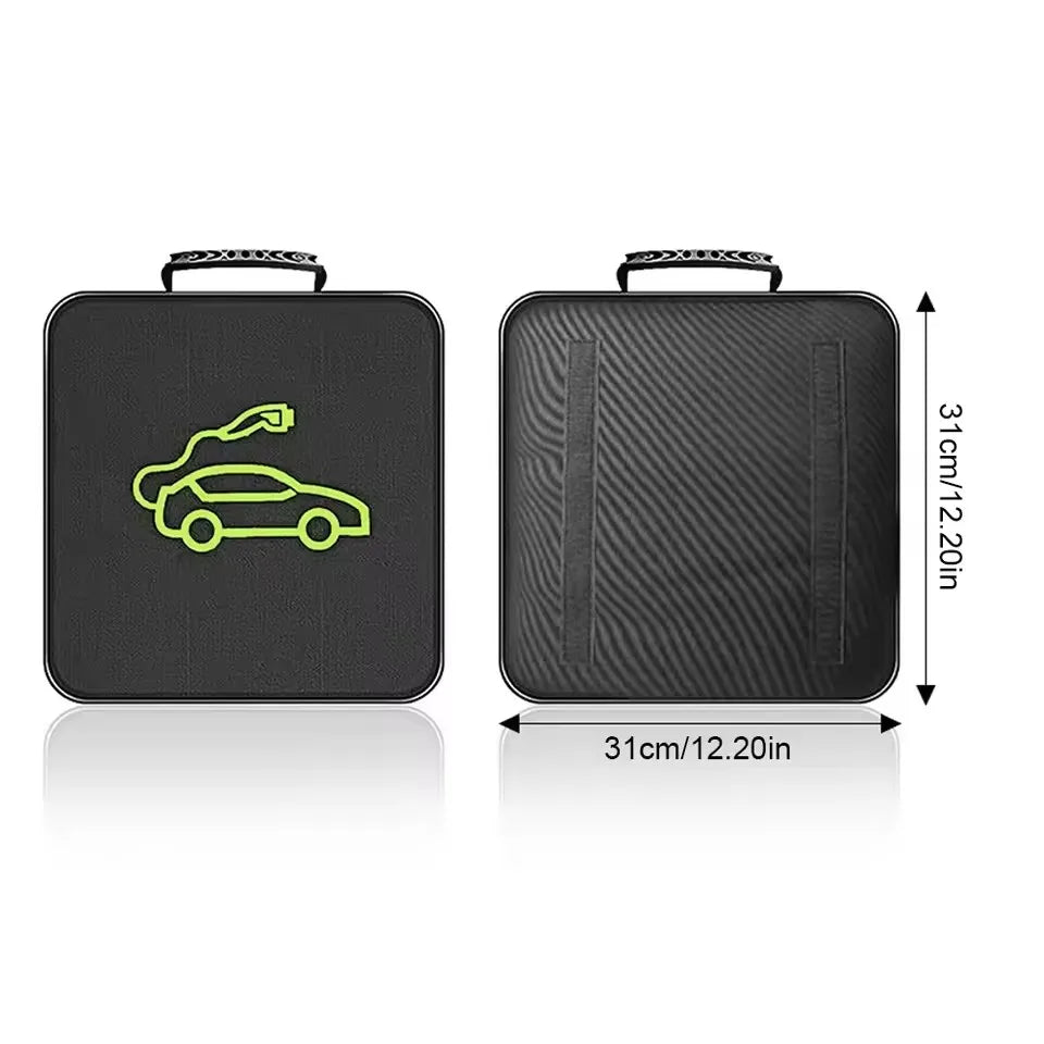 Electric Car charger Plugs Storage Carry Bag EV Car Charging Cable Sockets Waterproof Fire Retardant Equipment Container