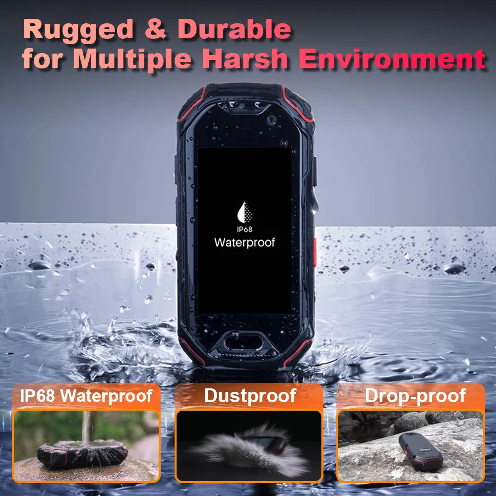 In Stock Unihertz ATOM World's Mini Rugged Smartphone 4GB 64GB Android 9 Octa Core 2.45 inch Unlocked Cellphone 2000mAh NFC