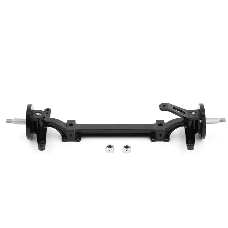 1:14th Scale Metal No Power Steering Axle for Tamiya RC Truck Tipper SCANIA 770S 56368 VOLVO ACTROS BENZ MAN LESU Model Car DIY