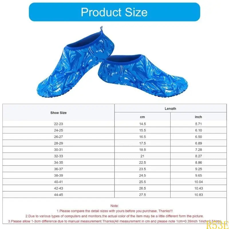 Unisex Camouflage Water Shoes Antiskid Quick Drying Creeks Shoes Men Beach Shoes for Beach Walks and Water Sports