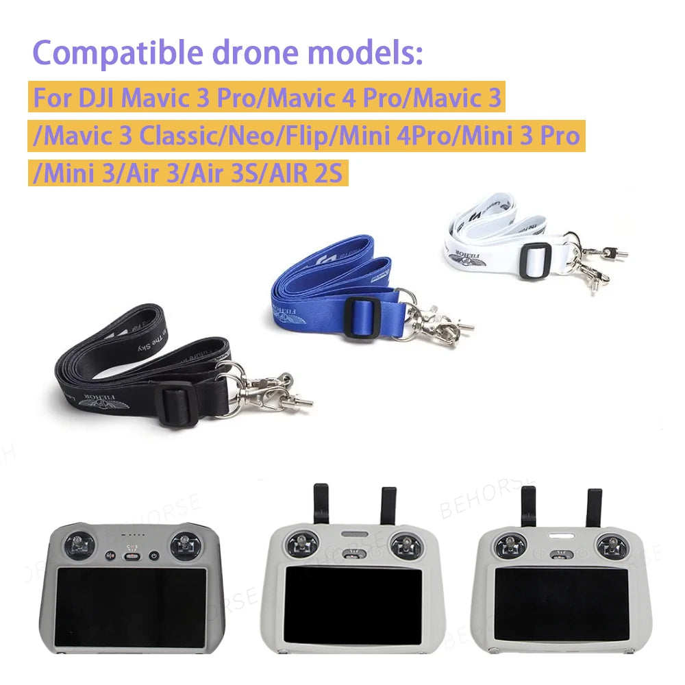 Universal Lanyard For DJI NEO/Mini 5 Pro/Mini 4 3Pro/Mavic 3/Air3 Neck Strap For DJI RC/RC 2 Remote Controller Drone Accessories