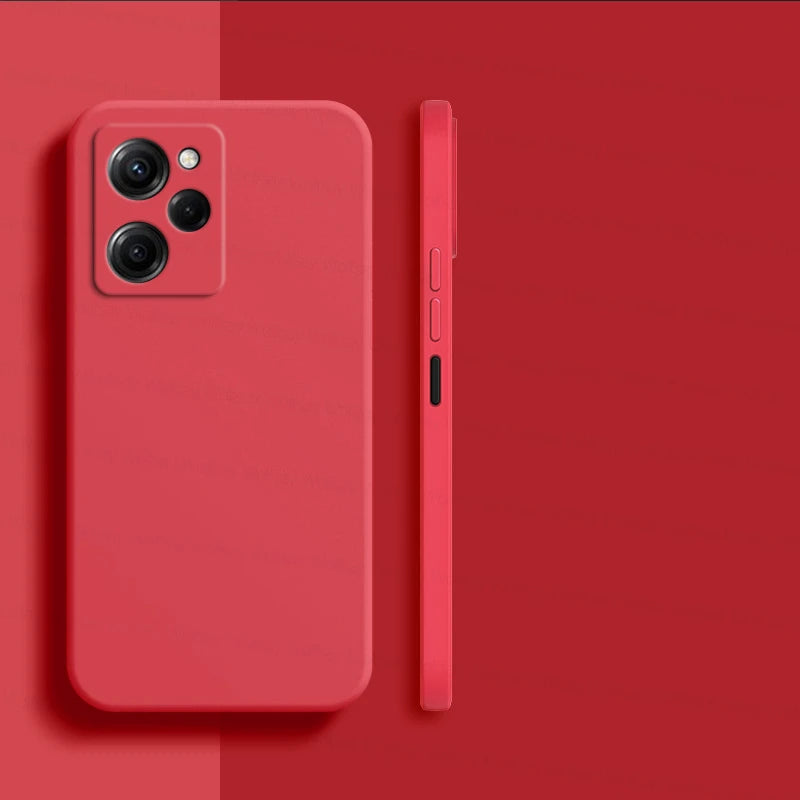 For Xiaomi Poco X5 Pro Case For Xiaomi Poco X5 Pro 5G Cover Shockproof Liquid Silicone TPU Phone Cover For Xiaomi Poco X5 Pro