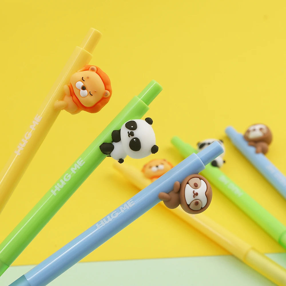 3 pcs/lot 0.5mm Mini Animals Lion Sloth Mechanical Pencils For Writing Cute Pencil Stationery School Office Supplies Gift