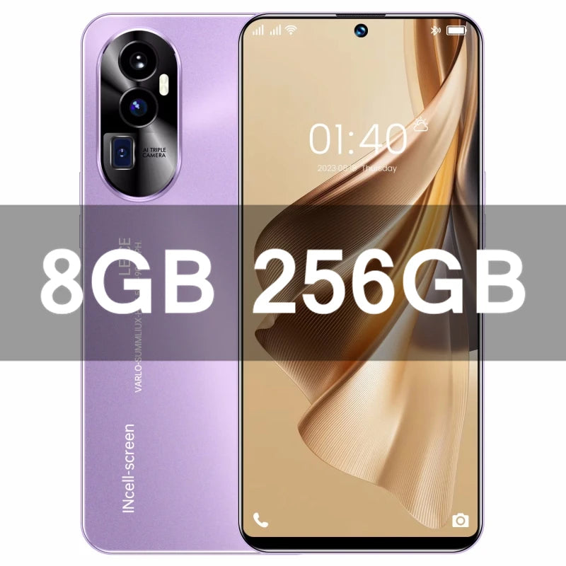 2026 Original Reno 10 Pro Phones Celular SIM Phone Unlocking Mobile Smartphone Qualcomm 8 Gen 2 Dua 5G 7.3 Android 16GB+1T AC6