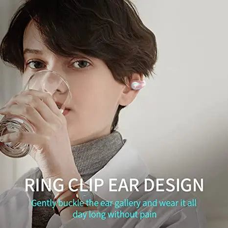 Single Ear Clip Bluetooth Wireless Sports Earphones Gaming TWS Earphones Bluetooth Earphones Comfortable and Portable