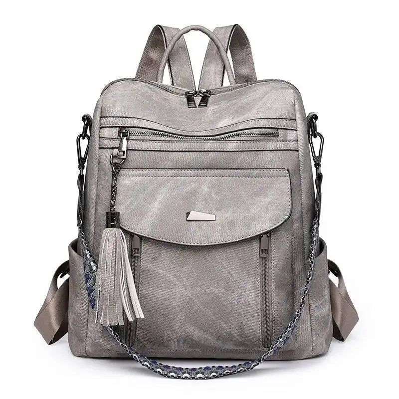Hot Sale Luxury Women's Backpack Multifunctional Layers Double Shoulder Bags Luxury Good Quality  Spring Trend PU Women's Bag