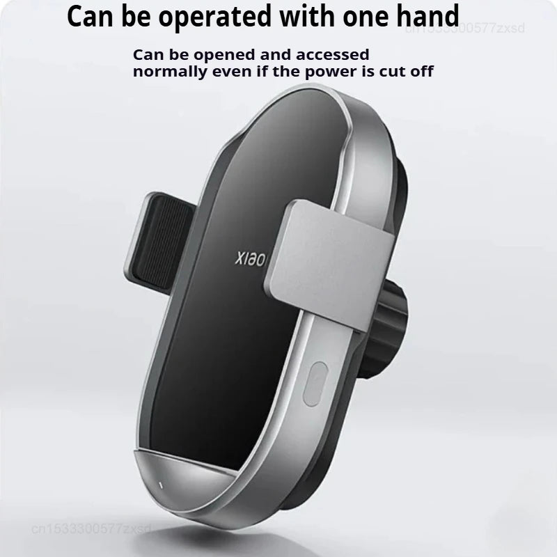 Xiaomi 50W Wireless Car Charger Set Smart Fast Quick Charging Auto Accessories Support Power-Off Car Mount Induction Charging