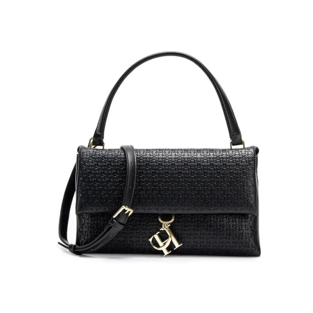 CH Handbag For Women Luxury Designer Shoulder Bag Fashion Embossed Leather Top Handle Bag Elegant Clutch Bag For Daily Use