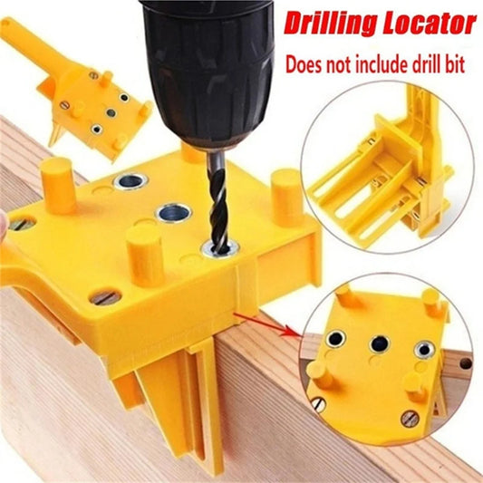 Woodworking Tool Handheld Drill Guide Hole Saw Tools Drill Bits Drilling Locator Straight Hole Locator Carpenter Corner Clamp