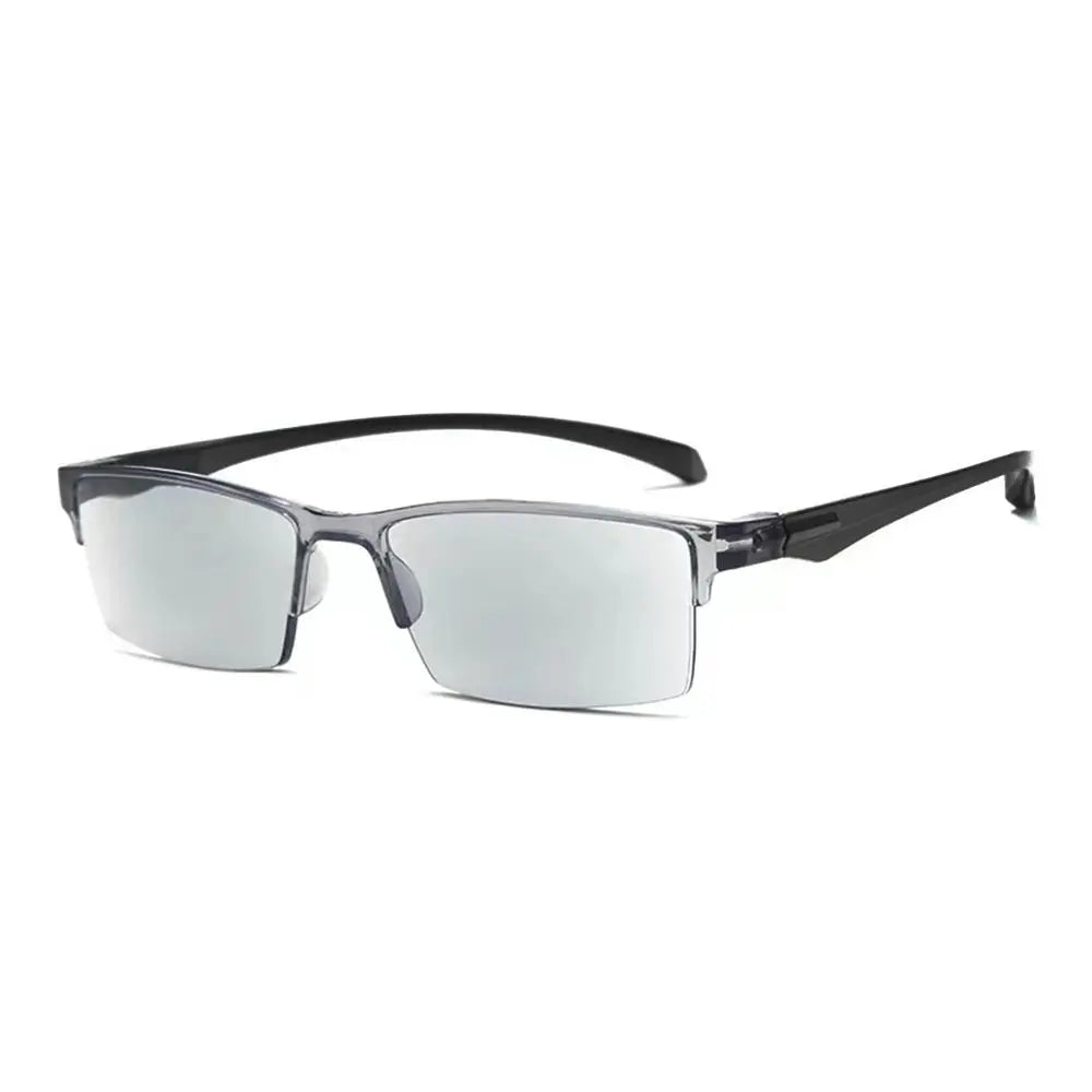 Smart Automatic Zoom Reading Glasses Anti Blue Ray Reading Glasses Autofocus Power Half-Rim Near Far Computer Glasses Elegant