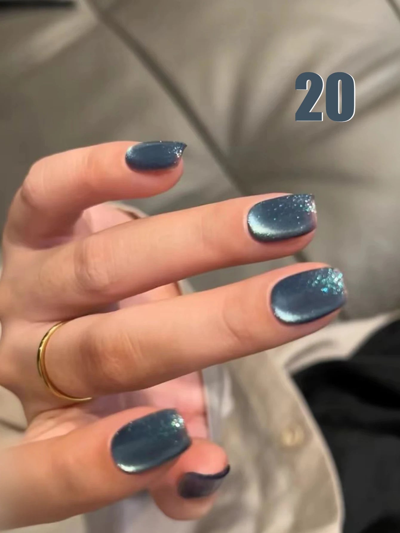 MIANEL 12ML 1-21pcs Emperor Green Cat Eye Gel Nail Polish Whitenning Nails Green Nails Suitable For Nail Salons Nail Supplies