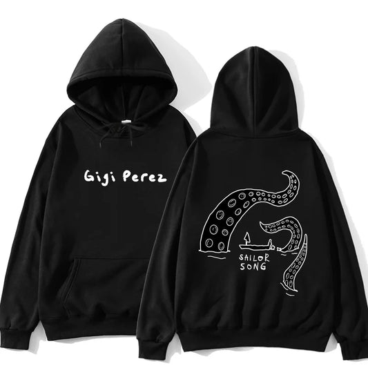 Gigi Perez Merch Sailor Song 2025 Hoodie Men Women Fans Fashion Sweatshirt Novelty Hooded Clothes