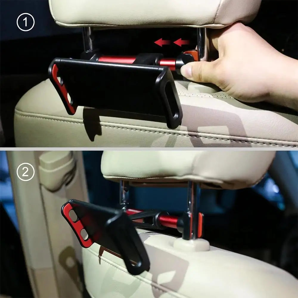 Universal Telescopic Mobile Phone Stand 360 Degree Rotation Tablet Holder Car Back Seat Headrest Bracket For iPad iPhone Huawei