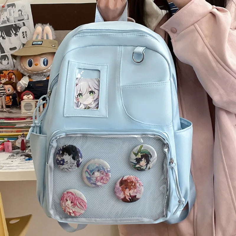 Japanese College Style Fashionable Backpack for Students Large Capacity Backpack for Women Highvalue Outdoor Backpack