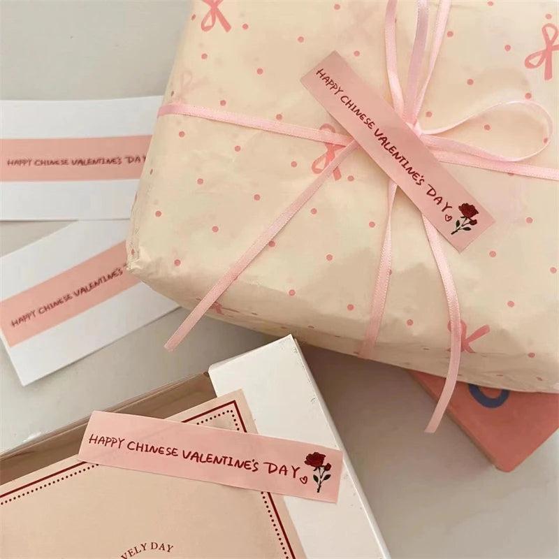 500PCS Custom Stickers and Customized Logo Wedding Birthday Baptism Stickers DIY Your Own Logo Stickers Personalize Stickers