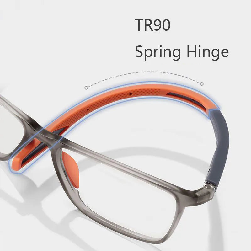 1pcs/8pcs Sets Sport Reading Glasses Men TR90 Anti Blue Light Presbyopia Eyeglasses Men Hyperopia Optical Eyewear Diopters