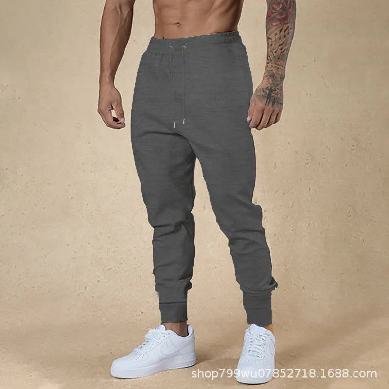 Men's Clothing 2025 Four Seasons Men's Leggings Trousers Casual Pants