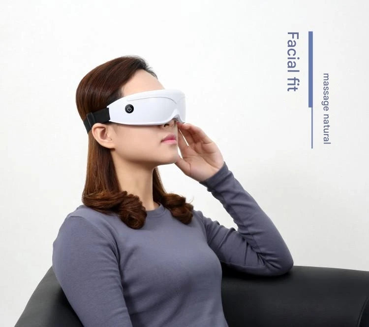 Eye Massager with 9 Modes and Multi Frequency Vibration 22 Magnets for Eye Massage Caring for Eye Health and Safety Materials