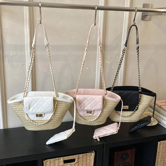 High-End Fashion Simple Designer Diaper Bags For Women Luxury Leather Large Capacity Elegant Tote Bag Minimalist Casual
