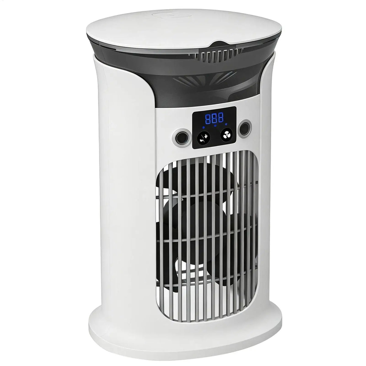 Bedroom Fans Adjustable Portable with Light Personal Tower Fans Standing Desk Fan for Home Living Room Indoor Bedside Office