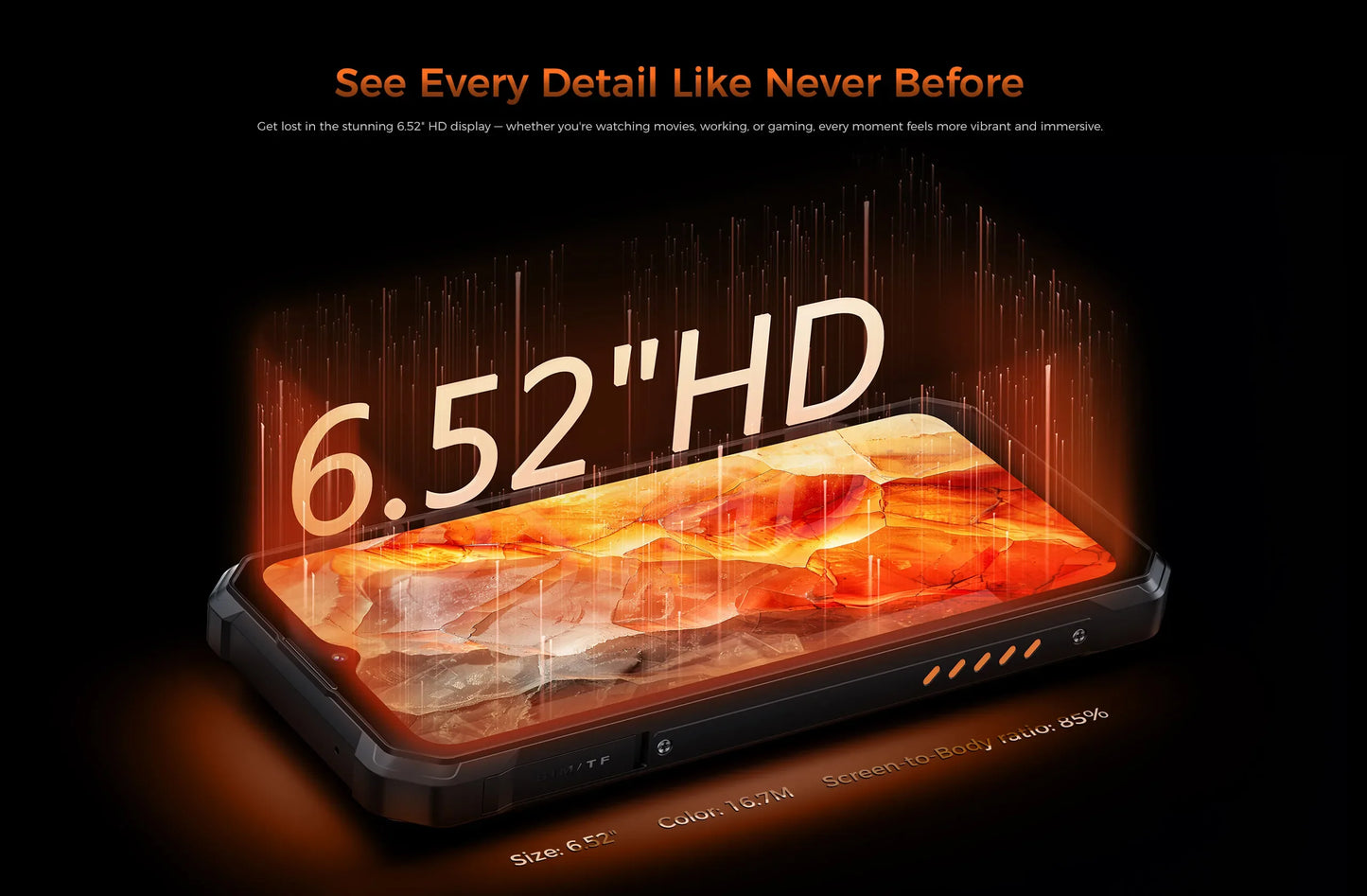 OUKITEL WP53 PRO 4G Rugged Smartphone Android15 6.52 Inch 24GB RAM+256GB ROM Mobile Phone 11000mAh 50MP 18W Cell Phones NFC