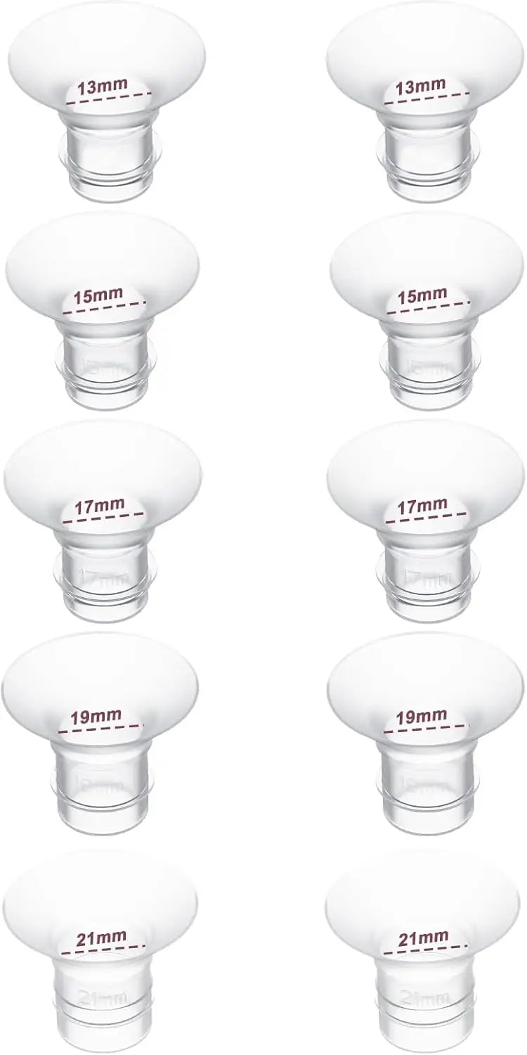 Flange Inserts Compatible with Medela/Spectra/Elvie/Momcozy/XIMYER/YOUHA 24mm Shields/Flanges,Reduce 24mm to Other Size
